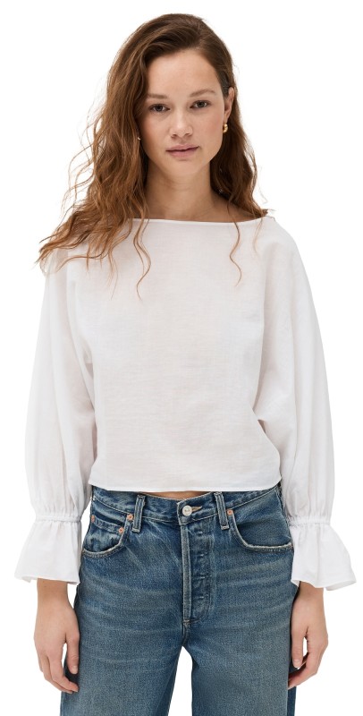 Jenni Kayne Cape Blouse Ivory