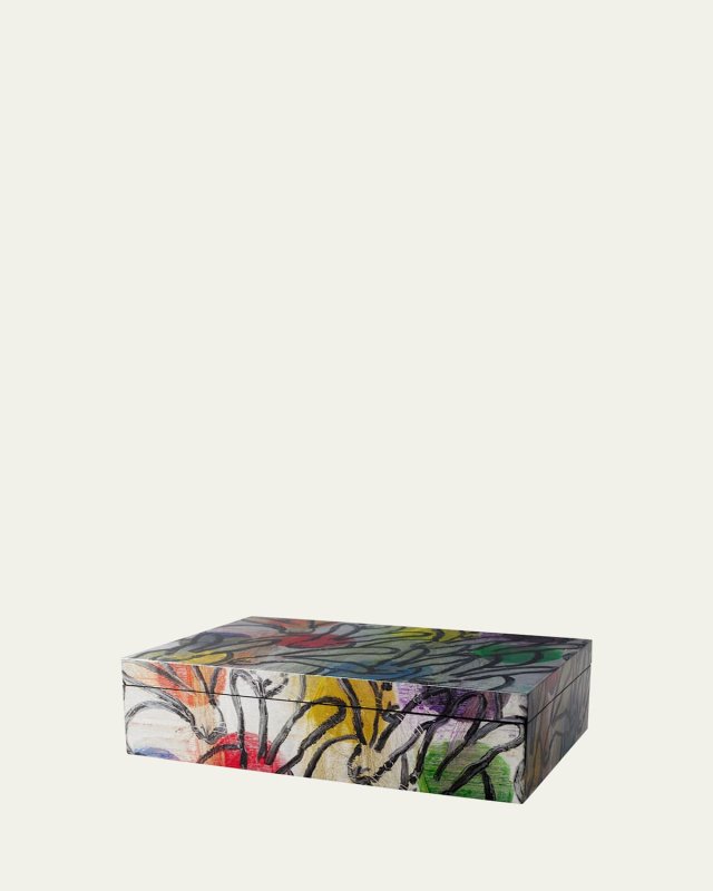 Bunnies and Orbs Lacquer Box