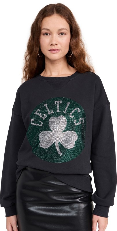 Terez Celtics Crew Sweatshirt Black