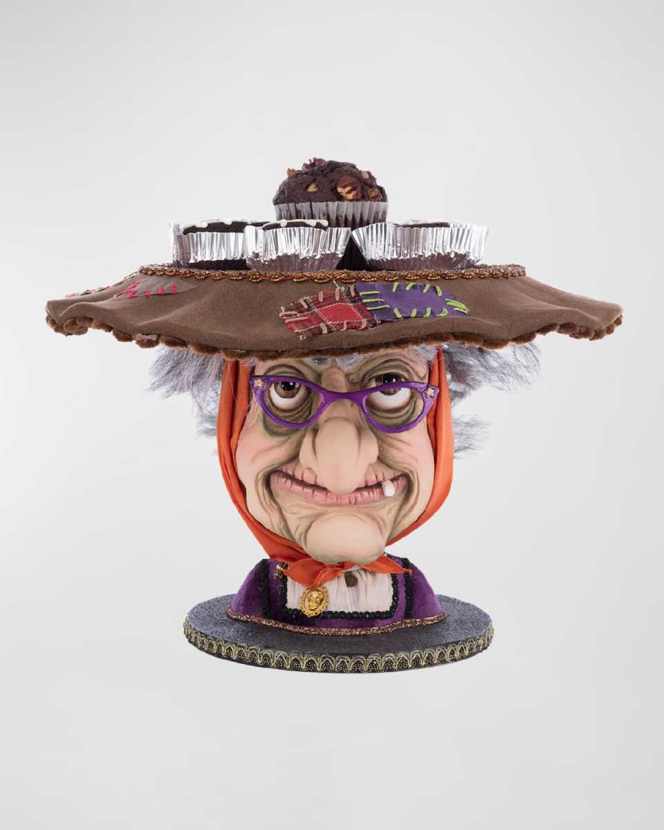 Witch Head Cake Plate