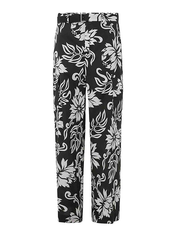 Sacai Pantalons Décontractés - Noir