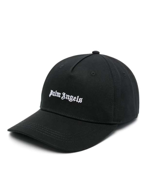 logo-embroidered cotton cap