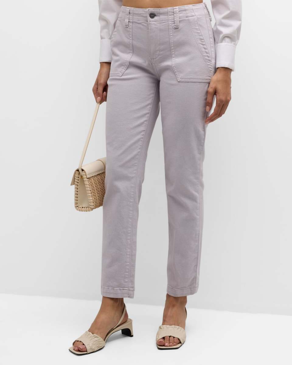 Mayslie Straight Ankle Jeans