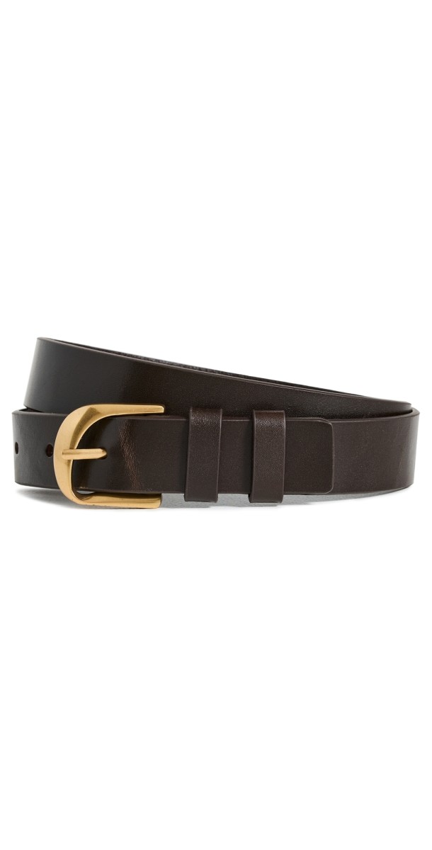 FRAME Twist Buckle Belt Espresso