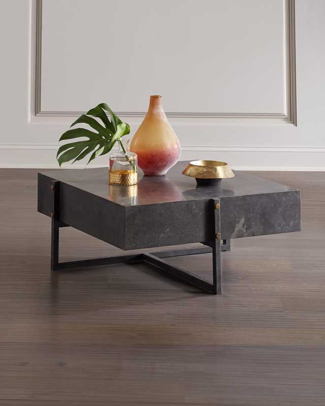 Isabella Blue Stone Coffee Table