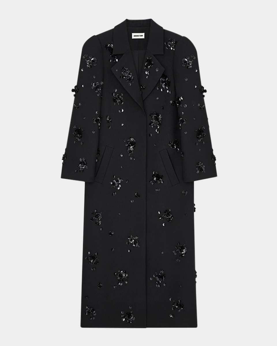 Oversized Embellished Coat
