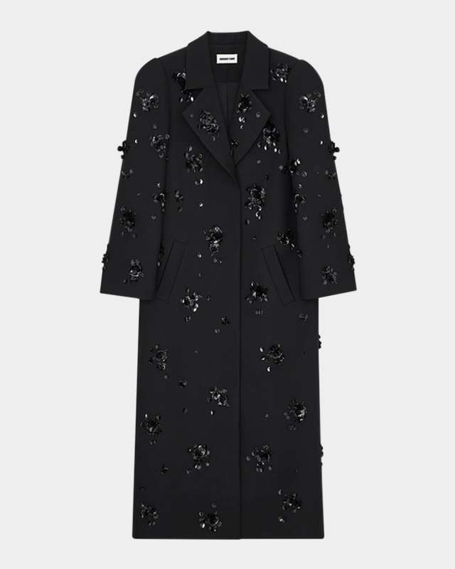 Oversized Embellished Coat