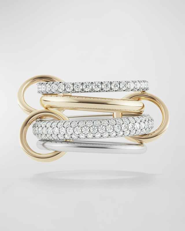 Vega Blanc Two-Tone Ring w/ Diamonds