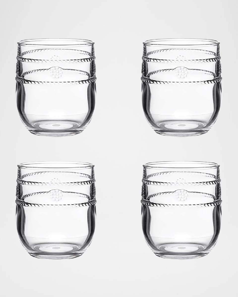Isabella Acrylic Small Tumblers, Set of 4