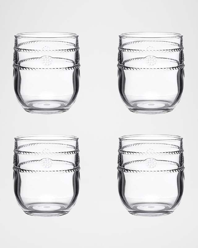 Isabella Acrylic Small Tumblers, Set of 4