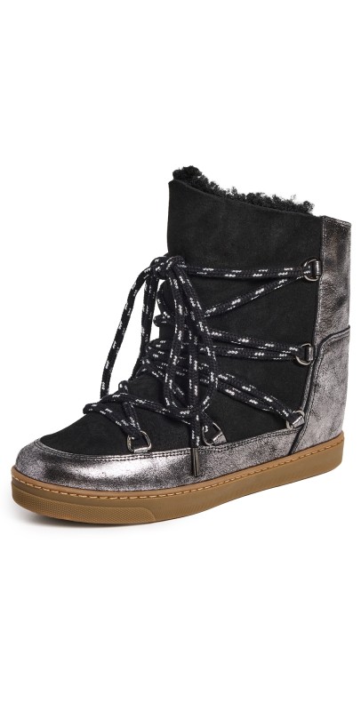 Isabel Marant Nowles Boots Silver