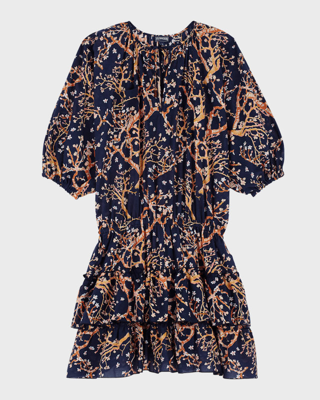 Sweet Blossom Cotton Voile Mini Dress