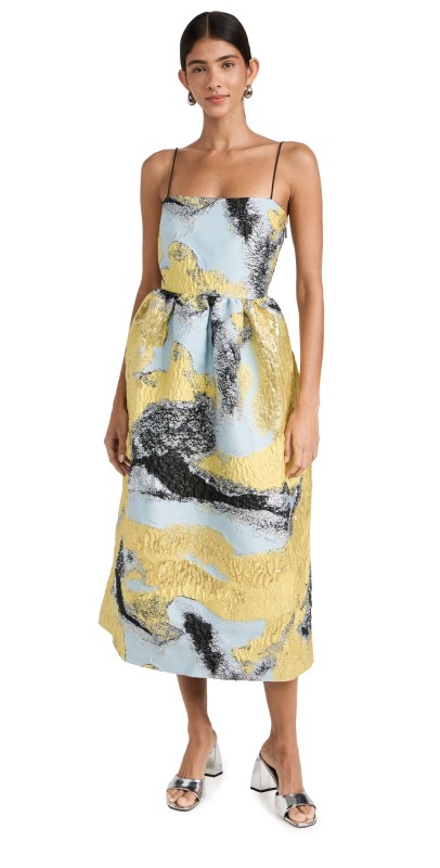 Stine Goya Anny Dress Abstract Landscape