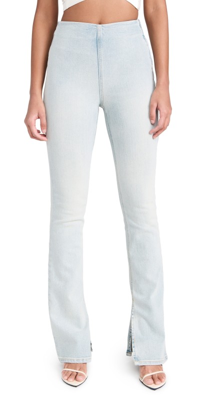 EB Denim Split Hem Jeggings Shoreline