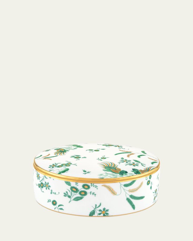 Oro di Doccia Giada Round Covered Box