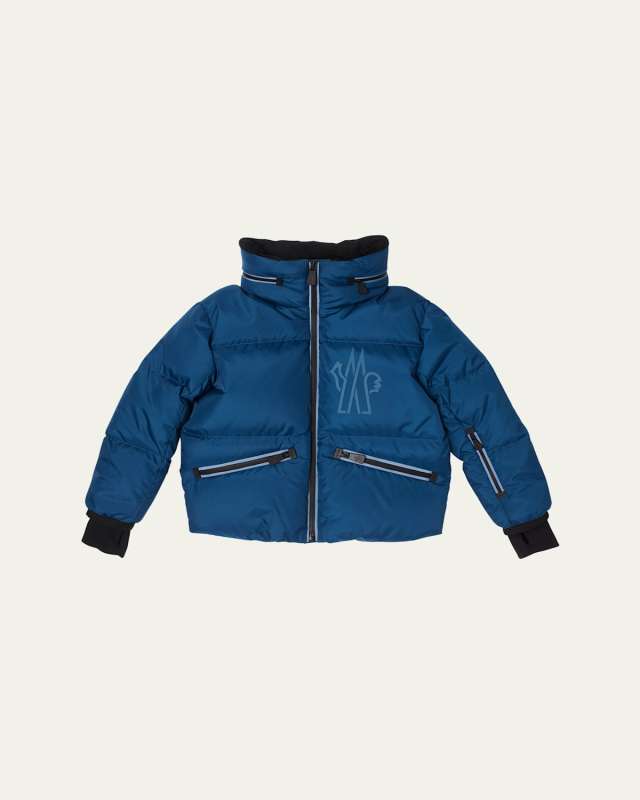 Girl's Verdons Logo-Print Jacket, Size 8-14