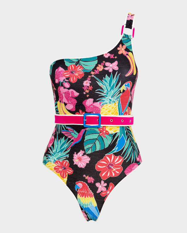 Amazonia Electra Belted One-Piece Swimsuit