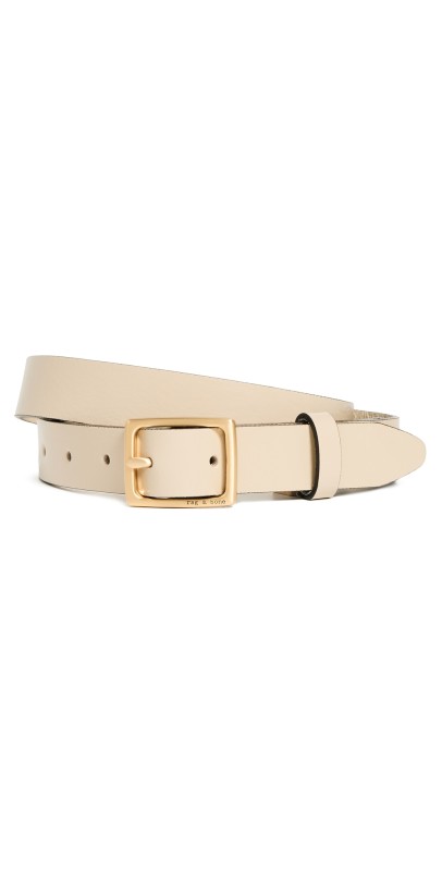 rag & bone Baby Boyfriend Belt Greige