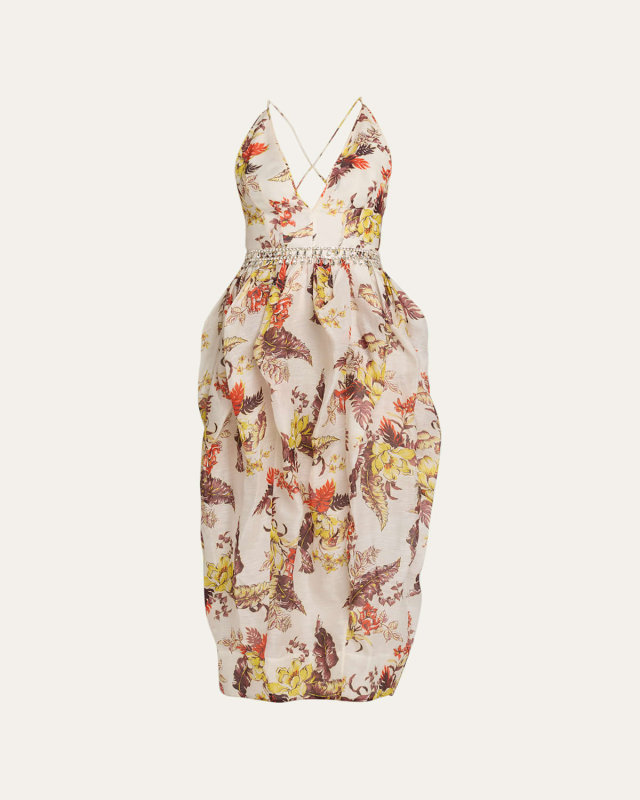 Matchmaker Tropical Tulip Midi Dress