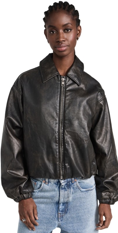 Lioness Bomber Jacket Onyx