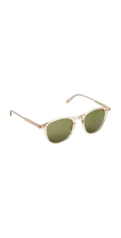 GARRETT LEIGHT Hampton Sunglasses Champagne/Pure Gr