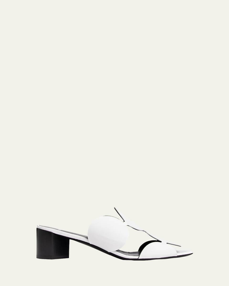 Bulles 55mm Cutout Suede Mules