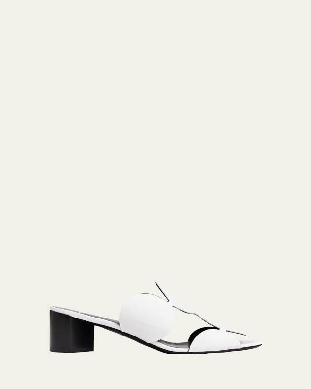 Bulles 55mm Cutout Suede Mules