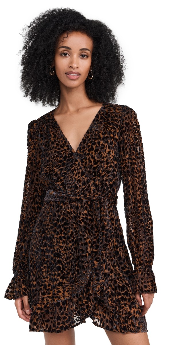 PAIGE Ysabel Velvet Dress Landslide Multi