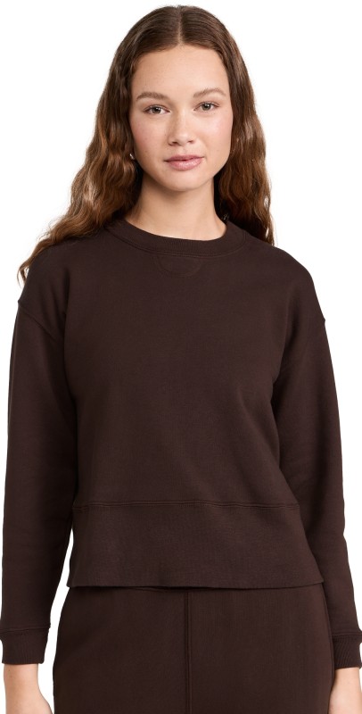 THE GREAT. The League Sweatshirt Driftwood