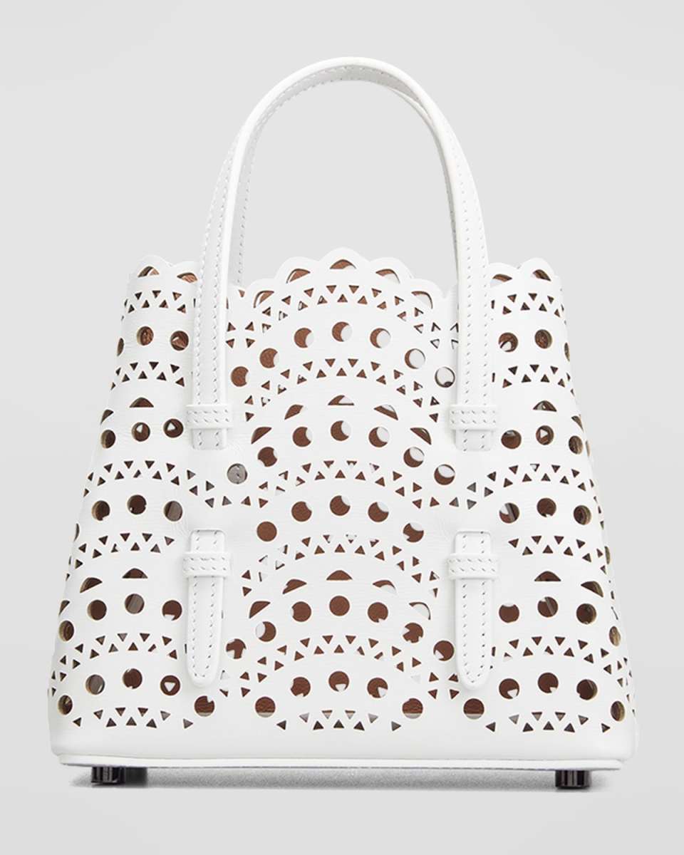 Mina 16 Tote Bag in Vienne Wave Perforated Leather