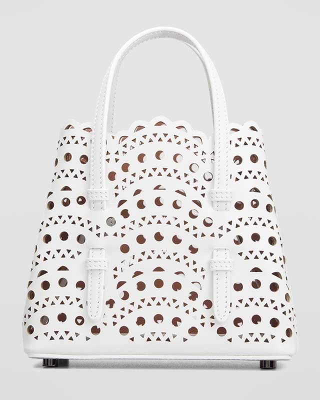 Mina 16 Tote Bag in Vienne Wave Perforated Leather