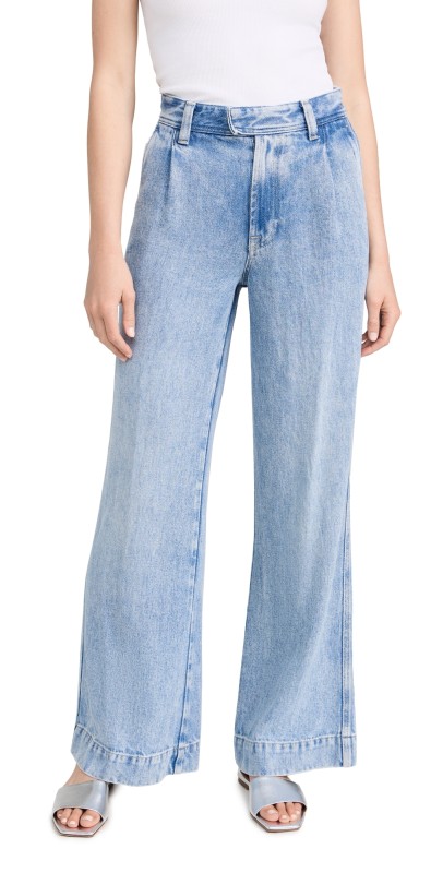 7 For All Mankind Pleated Trousers Abyss
