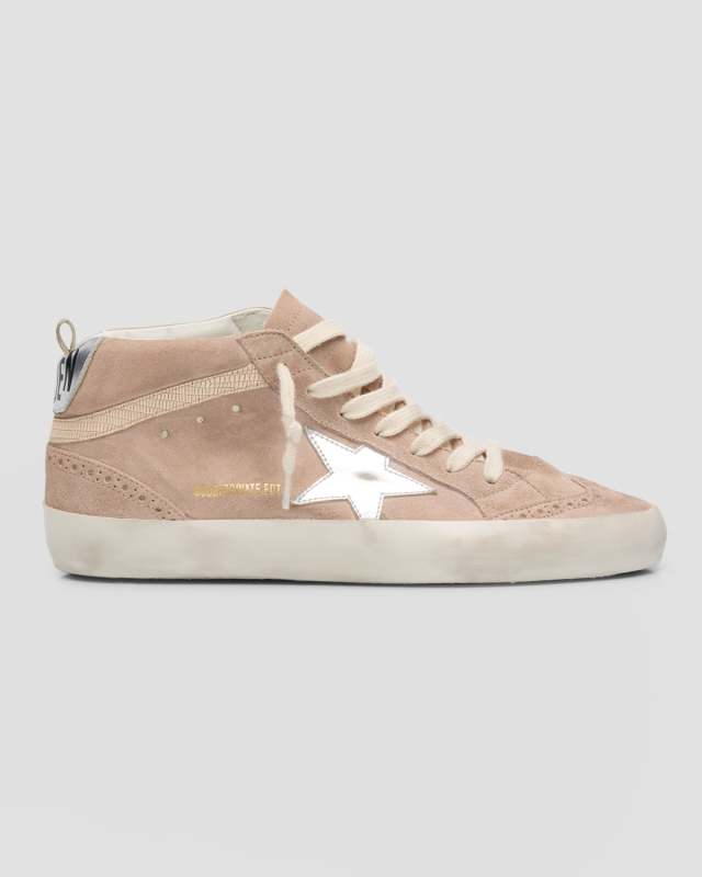 Midstar Wing-Tip Suede Sneakers