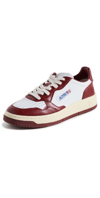 Autry Meadalist Low Sneakers Leat/Leat Wht/Syrah