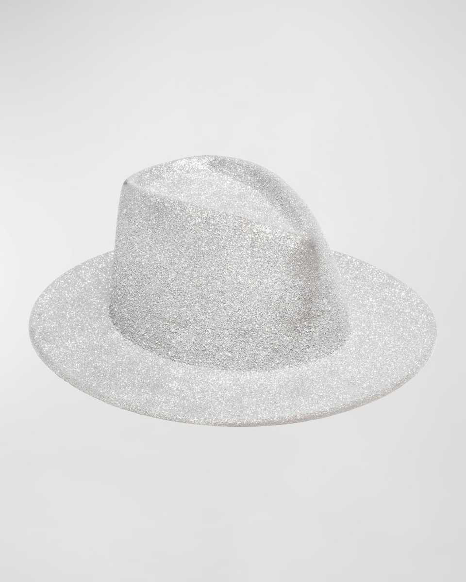 Blaine Glittery Wool Fedora
