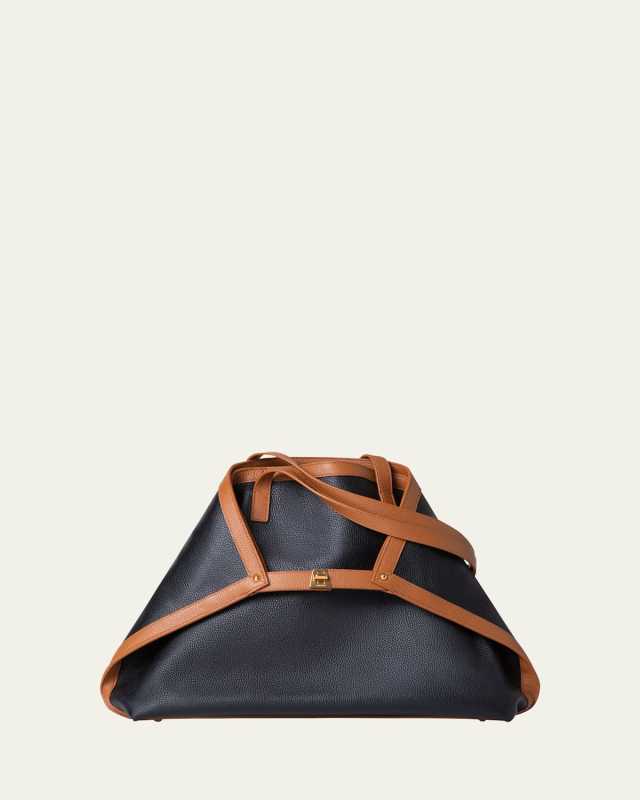 Ai Medium Bicolor Leather Tote Bag