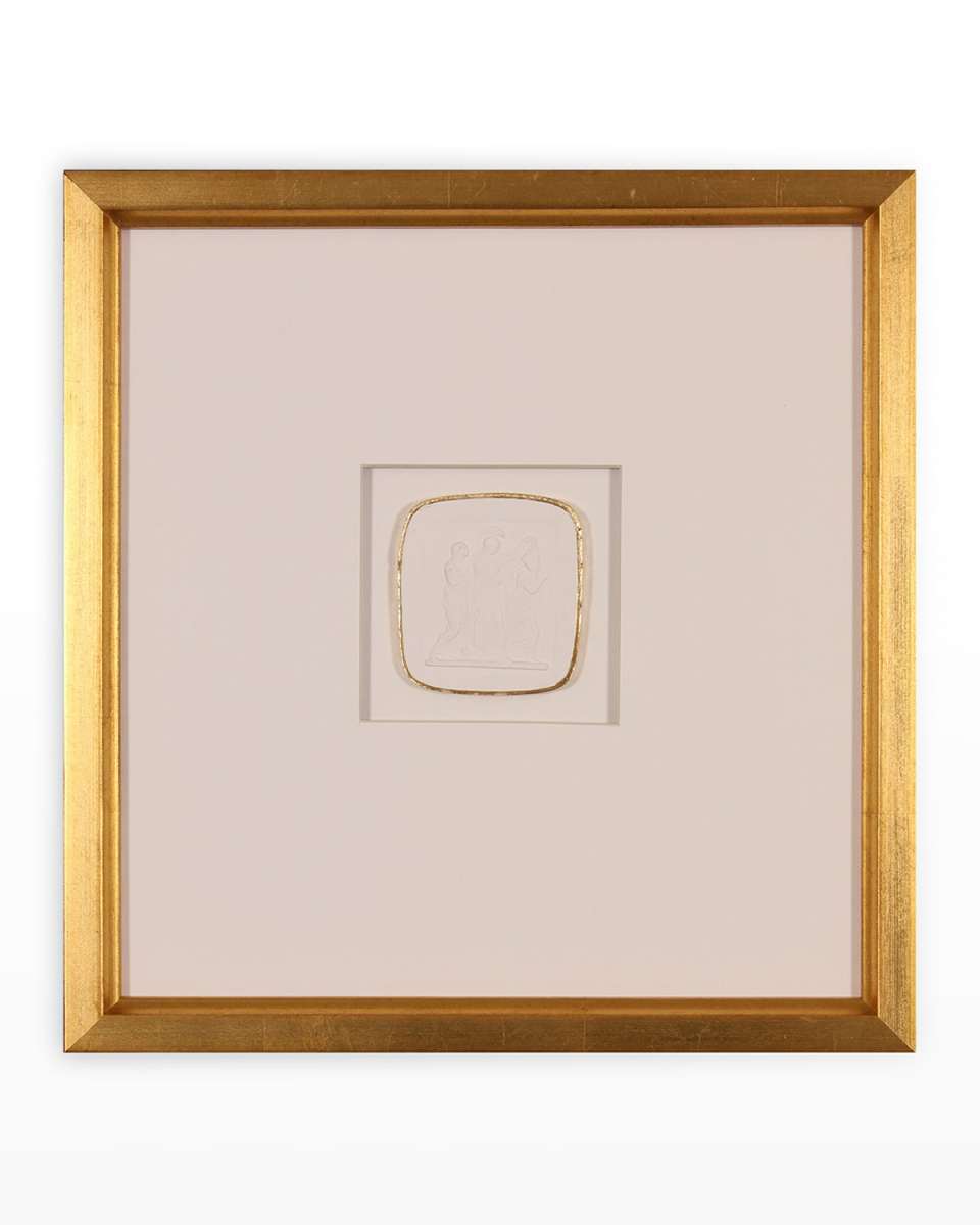 Intaglio with Gold 2 Giclee, 13" x 14"