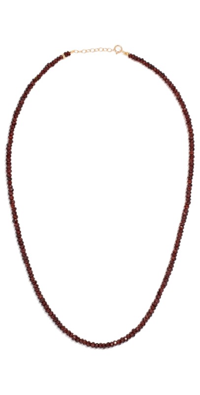 JIA JIA January Garnet Beaded Necklace Garnet