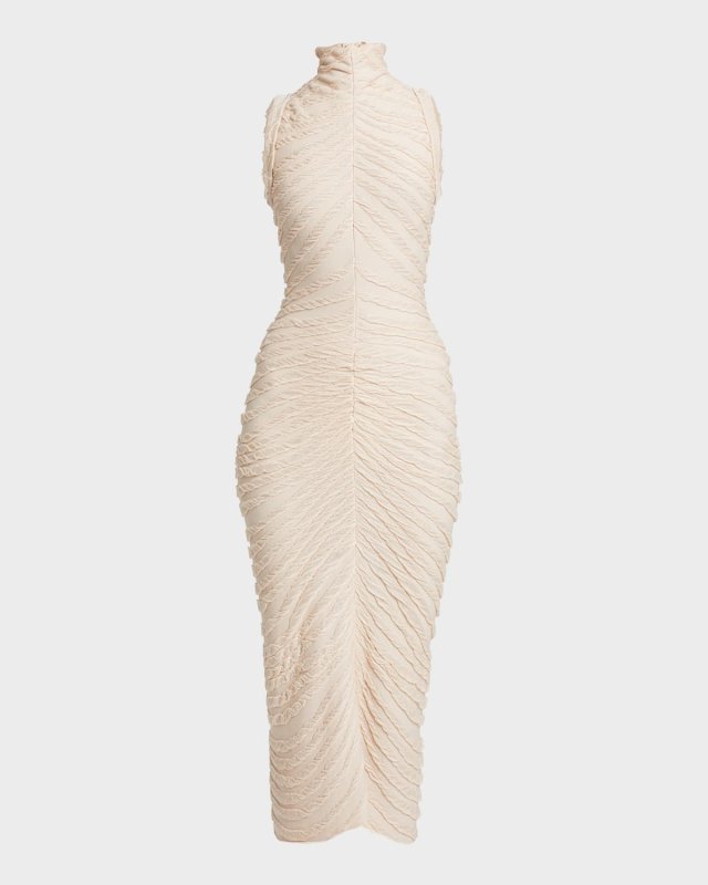 Seamed Midi Dress