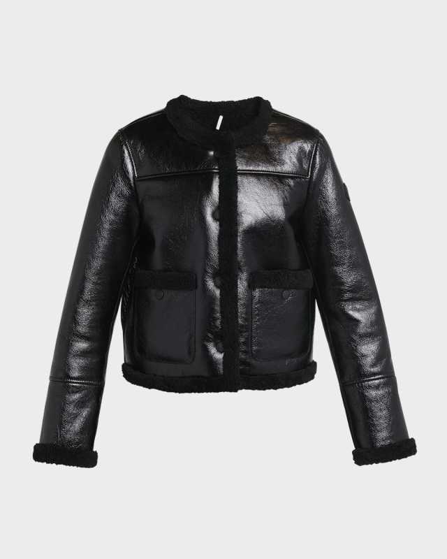 Bressuire Jacket with Shearling Details