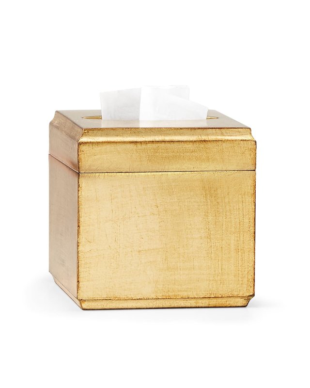 York Gold Tissue Box Cover