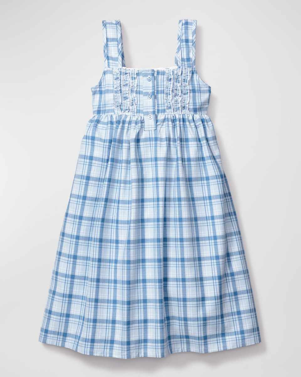 Girl's Charlotte Seafarer Tartan Nightgown, Size 6M-14