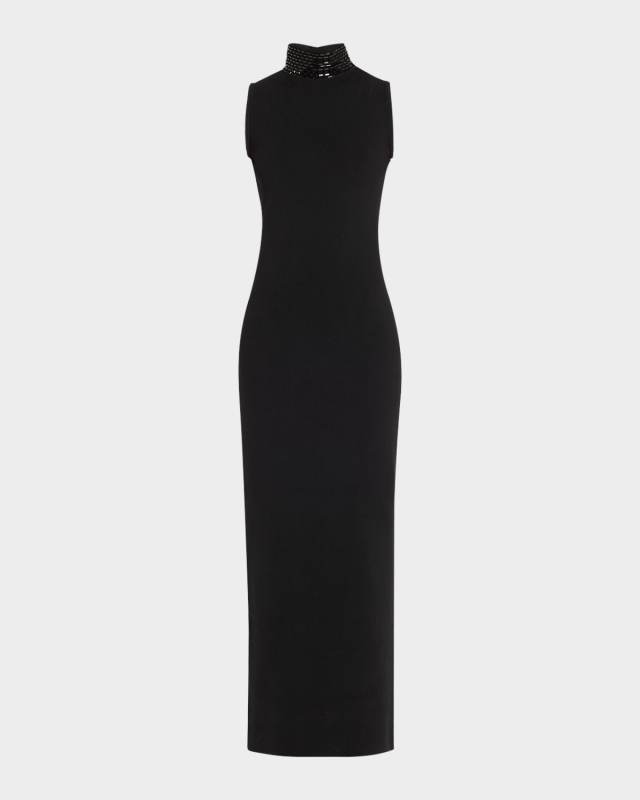 Envy Mock-Neck Maxi Dress