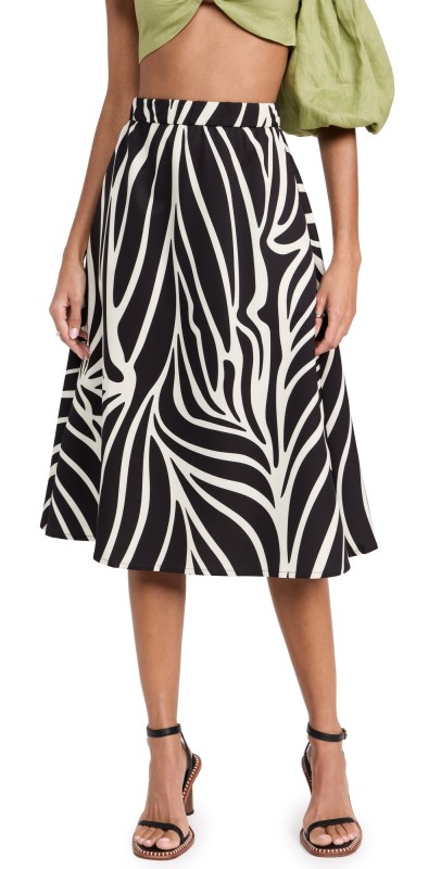 Chen Burkett Cara Midi Skirt Multi