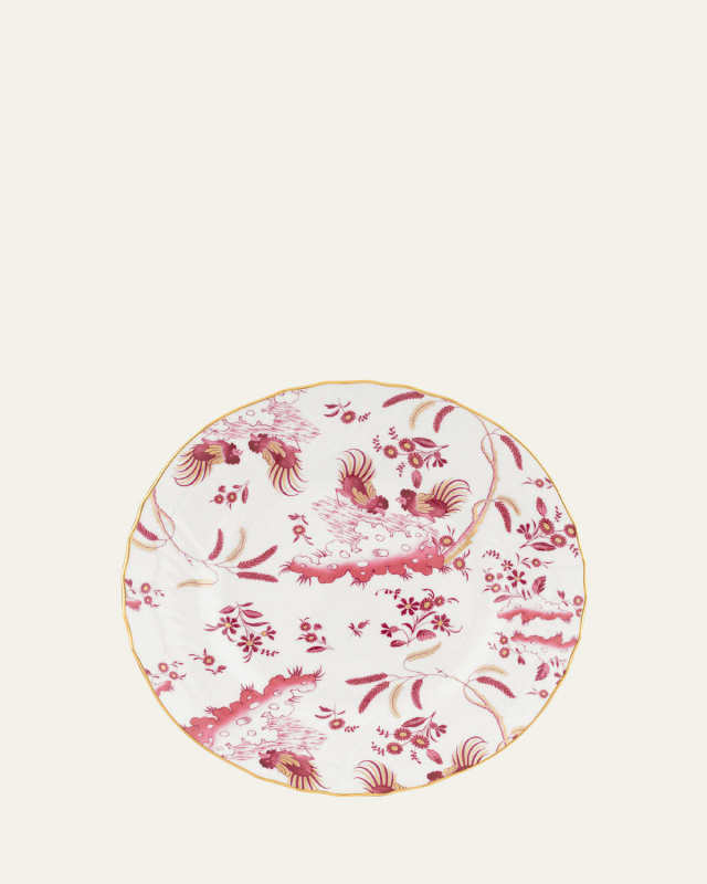 Oro di Doccia Magenta Flat Dessert Plate