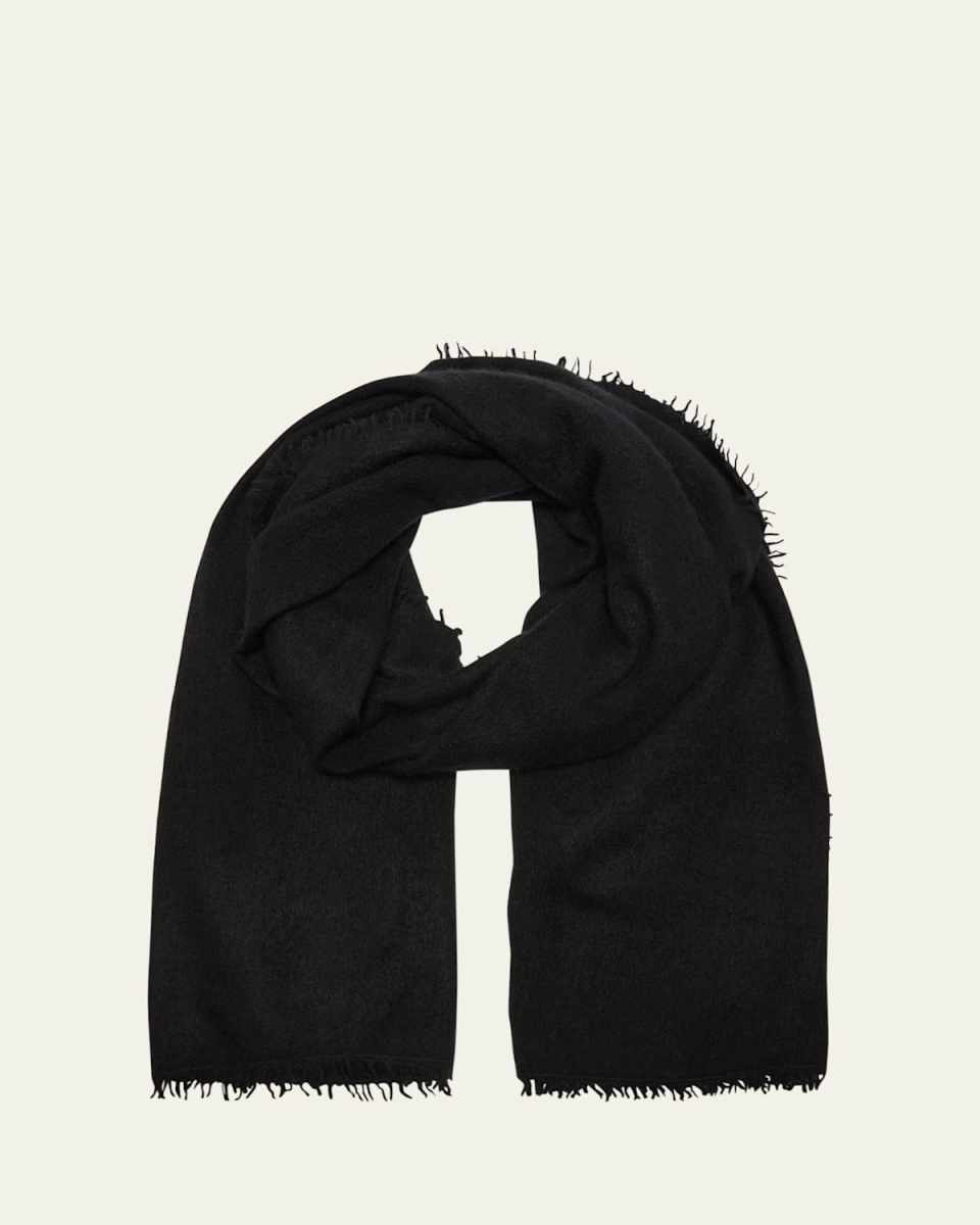 Fuzzy Feutre Cashmere Shawl