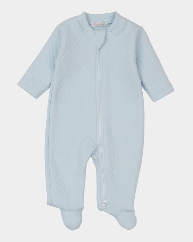 Kid's Classic Jacquard Footie, Size Newbor