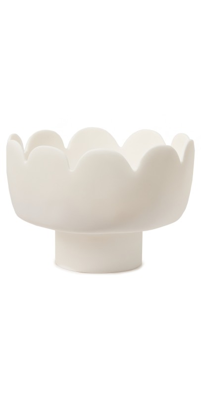 TF DESIGN Large Footed Bowl Whit