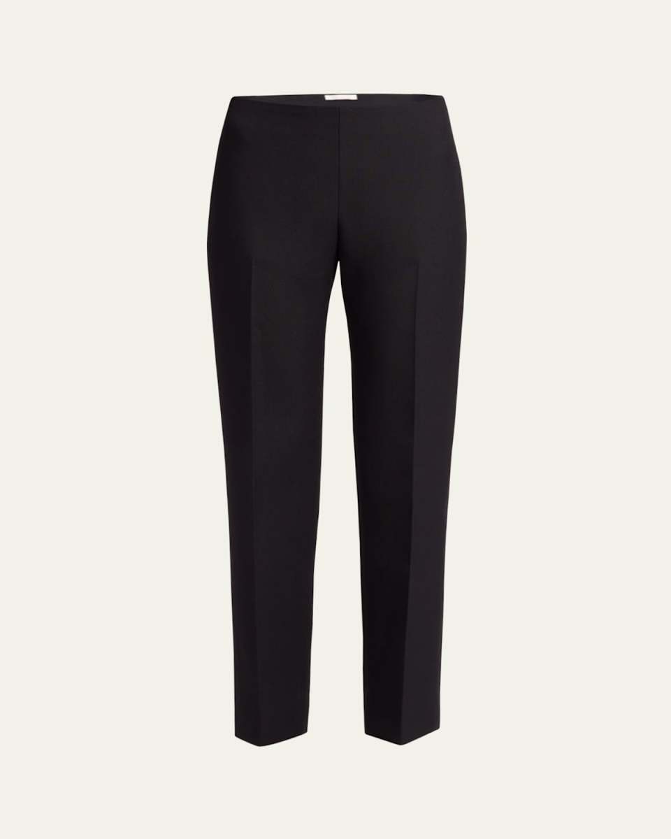 Vesco Straight-Leg Ankle Wool Pants