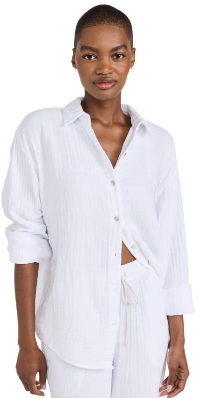 DONNI. Bubble Shirt Powder